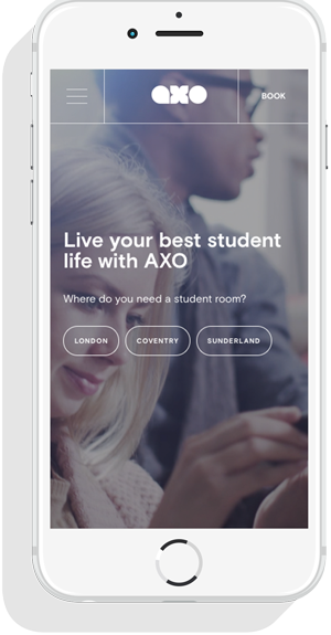 Axo Student Living Mobile Version
